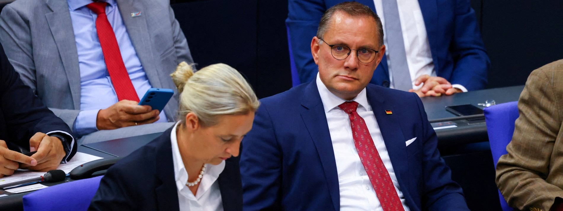 AFD Spitze Alice Weidel und Tino Chrupalla